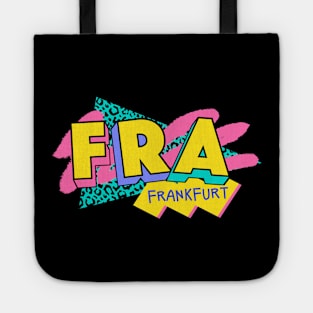 Frankfurt, Germany Retro 90s Logo Tote