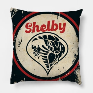 Vintage Racing Car Sign Pillow