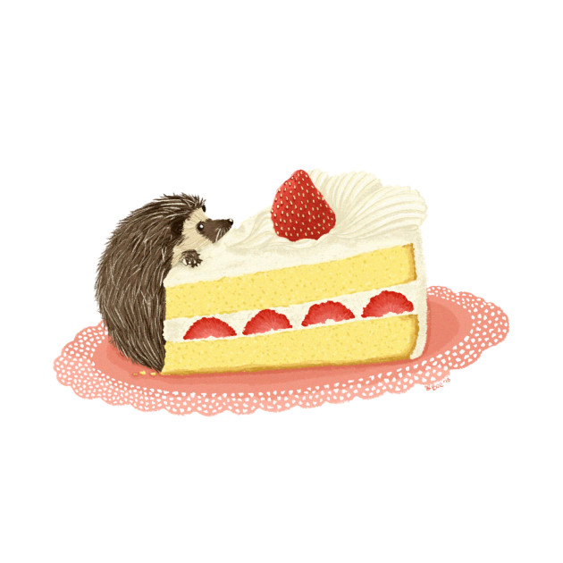 Hedgehog Strawberry Cake Hedgehog Kids T Shirt Teepublic