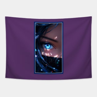 Anime Girl Eye | Quality Anime Artwork | Anime Aesthetic | Manga Anime Art Tapestry