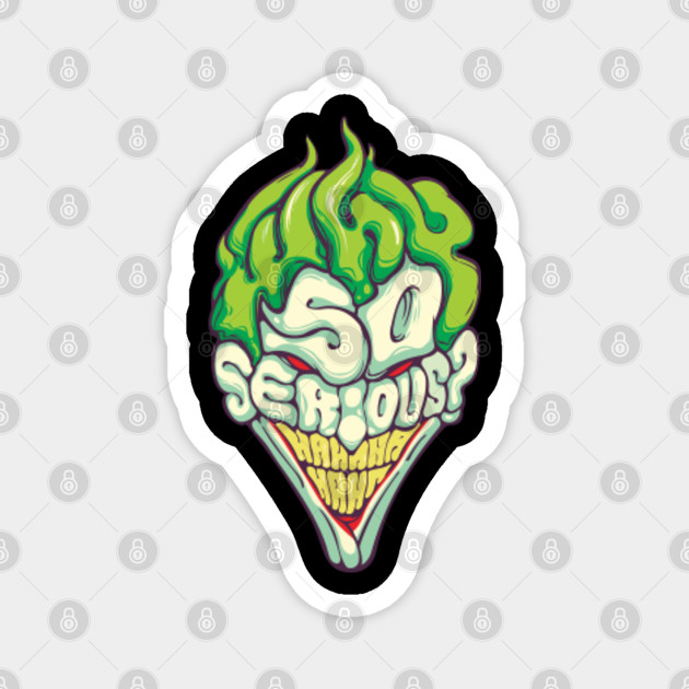 Why So Serious Joker Face Graphic Novelty Halloween Gift Joker