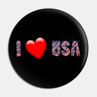 I love USA Pin