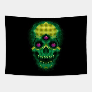 Fuse Bead Visionary Skull - Green Tapestry