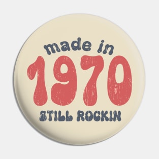 Made in 1970 still rocking vintage numbers Pin