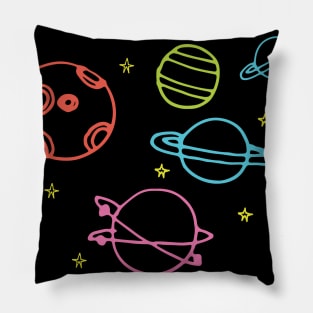 Space Planets Pillow