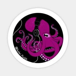 Punk Pink Octopus Magnet