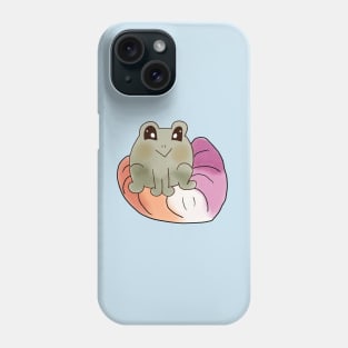 Lesbian Frog On A Lily Pad Phone Case