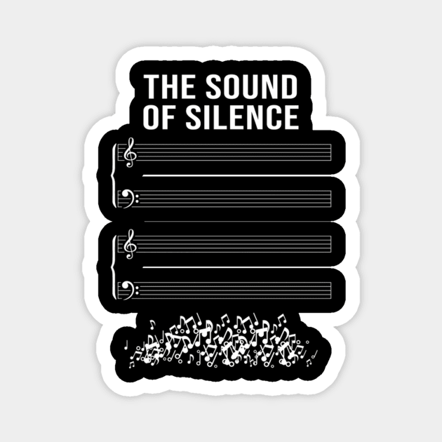 The Sound Of Silence I For Marching Band Or Orchestra Magnet by klei-nhanss