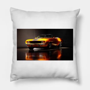 1969 Camaro Convertible Pillow