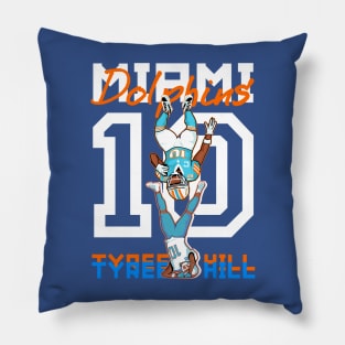Miami Dolphins - tyreek hill 10 Pillow