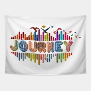 Tone Color Wave With Name-Journey Tapestry