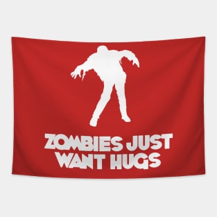 Zombies Just Want Hugs! Tapestry