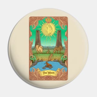 Moon Tarot Card Pin