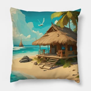 Beach Holiday Pillow