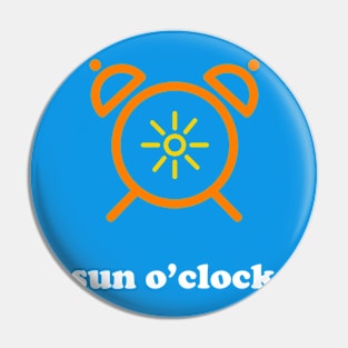 Sun o'clock Pin