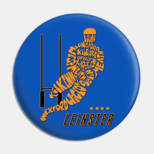 Leinster rugby fan gift Pin