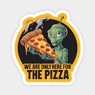 Alien Pizza Encounter Magnet