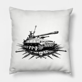 TANK SKULL Pillow