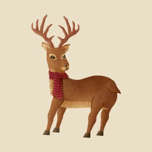 Reindeer with scarf T-Shirt