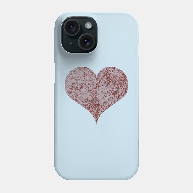 Distressed Heart Phone Case by FandomTrading