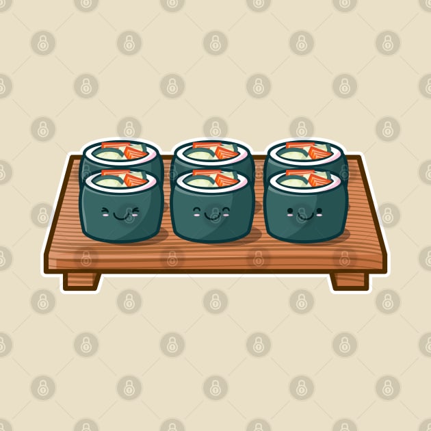 Sushi Rolls by Hixon House