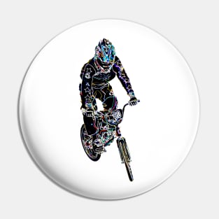 bmx bike race racing racer Pin