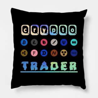 Crypto Trader Bitcoin & Cryptocurrency Pillow