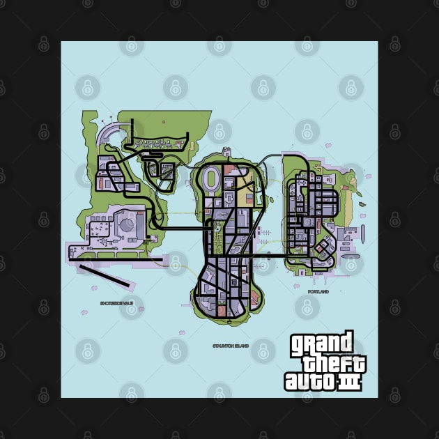 Grand Theft Auto 3 Map by Pliax Lab