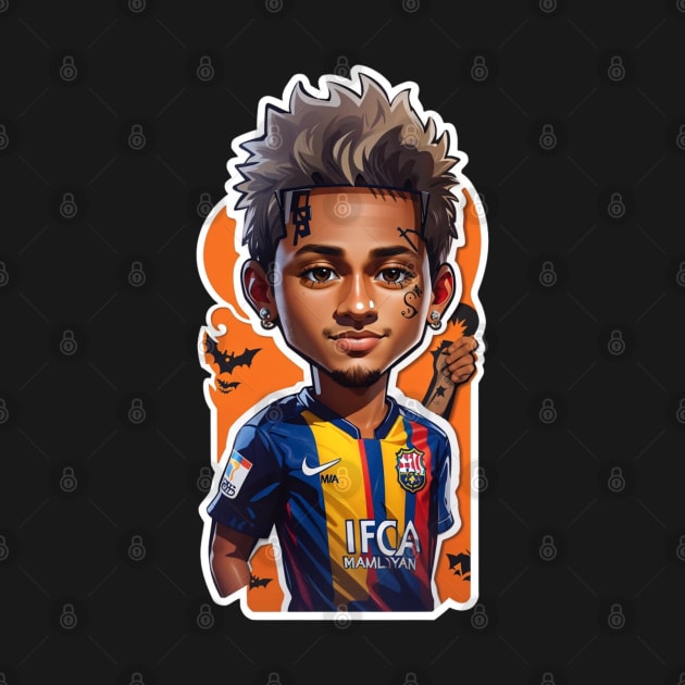 neymar brazil football Halloween by pvinh23