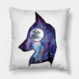 Wolf Moon Space Pillow