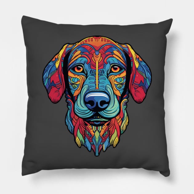 Labrador Pillow by RosaliArt