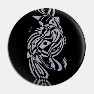 MIRRORLAND. BLACK. COLLECTION "BLACK AND WHITE DREAMS" Pin