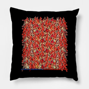 Red Cardinal birds cardinal lover cute cardinals Pillow