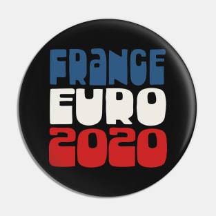 France Euro 2020 Soccer Gift Design Pin