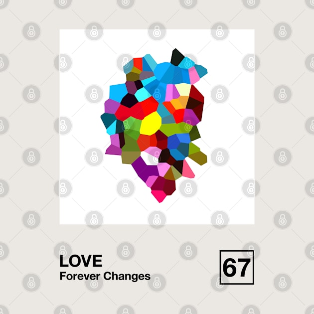 Forever Changes / Minimalist Style Graphic Artwork Design by saudade