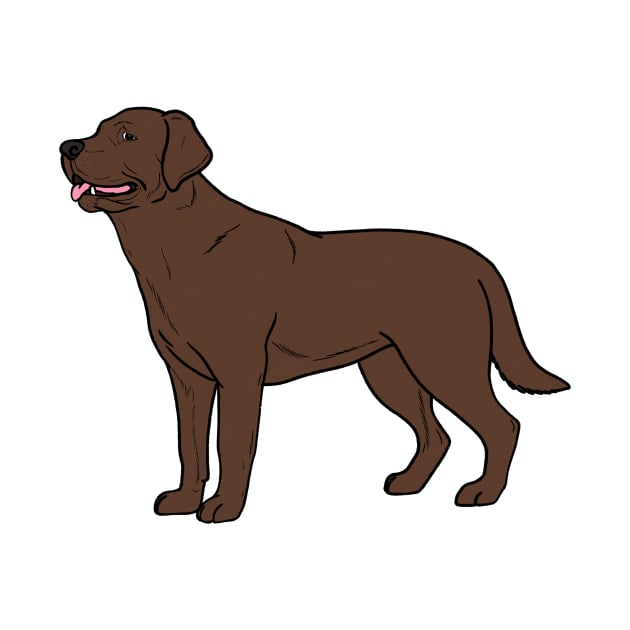 Chocolate Labrador Retriever by rmcbuckeye