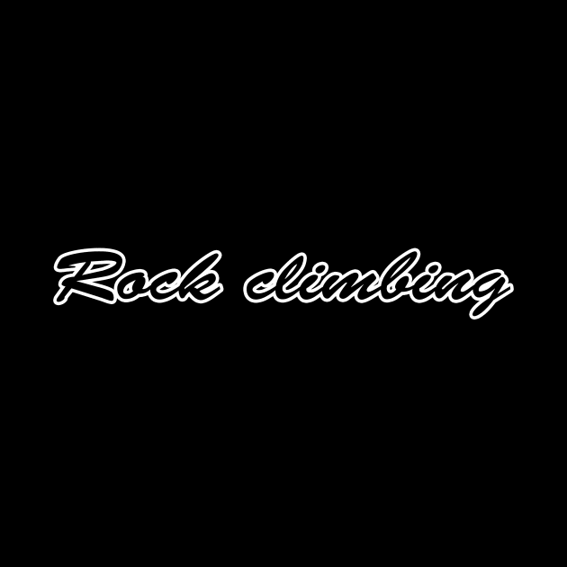 Rock climbing by lenn