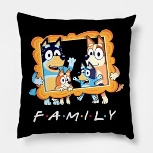 family blluey funny Pillow