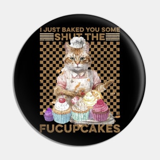 Fucupcakes - Retro Vintage Pin