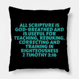 Bible Verse 2 Timothy 3:16 Pillow