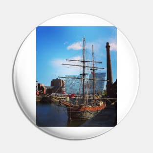 Tall sail ship Pin