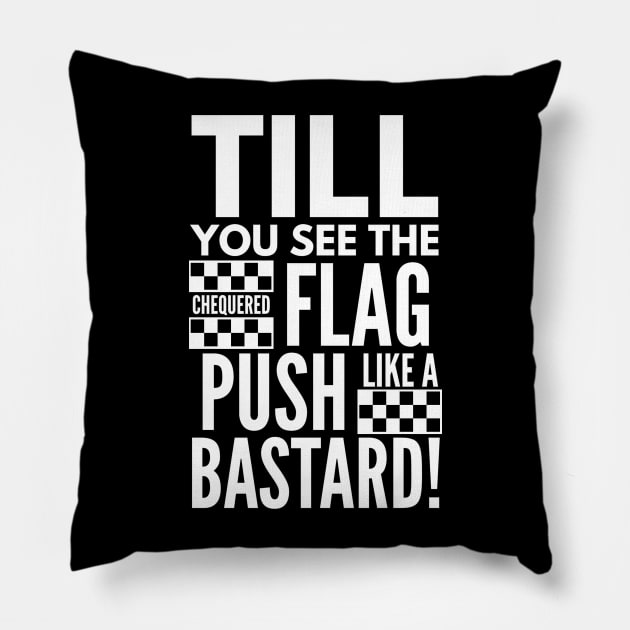 Number One Racing Rule Pillow by Worldengine