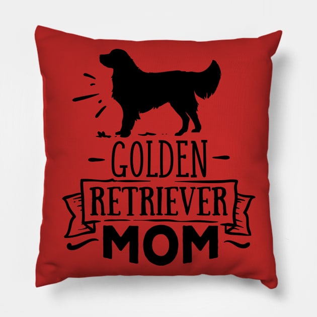 Golden Retriever Mom Pillow by holidaystore