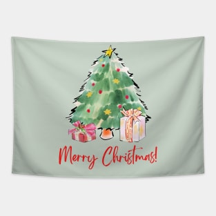 Merry Christmas - Christmas Tree 🎄 Tapestry