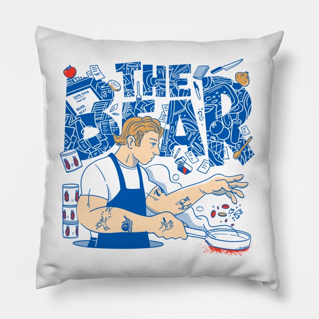 Carmy The Bear Pillow by geolaw