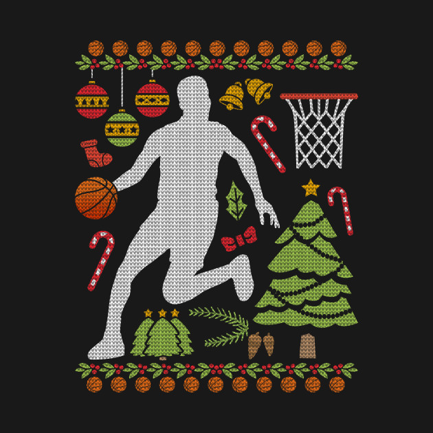 Discover Basketball Player Ugly Christmas Design - Basketball Christmas - T-Shirt