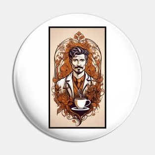 Coffee Nouveau Pin