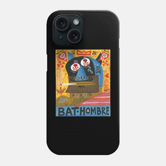 BAT HOMBRE Phone Case by MEXOPOLIS