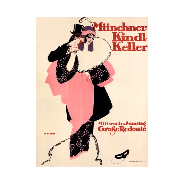 MUNCHNER KINDL KELLER Fashion Department Store Munich 1913 by Hans Rudi Erdt by vintageposters