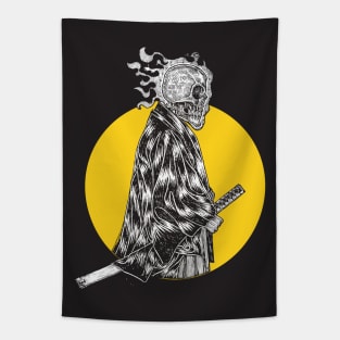 Skull Samurai Tapestry